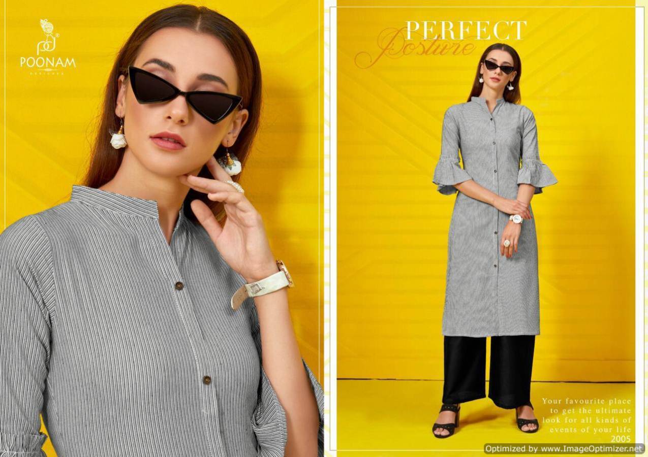 Cotton House Vol 2 By Poonam Pure Cotton Printed Kurti With Palazzo Collection