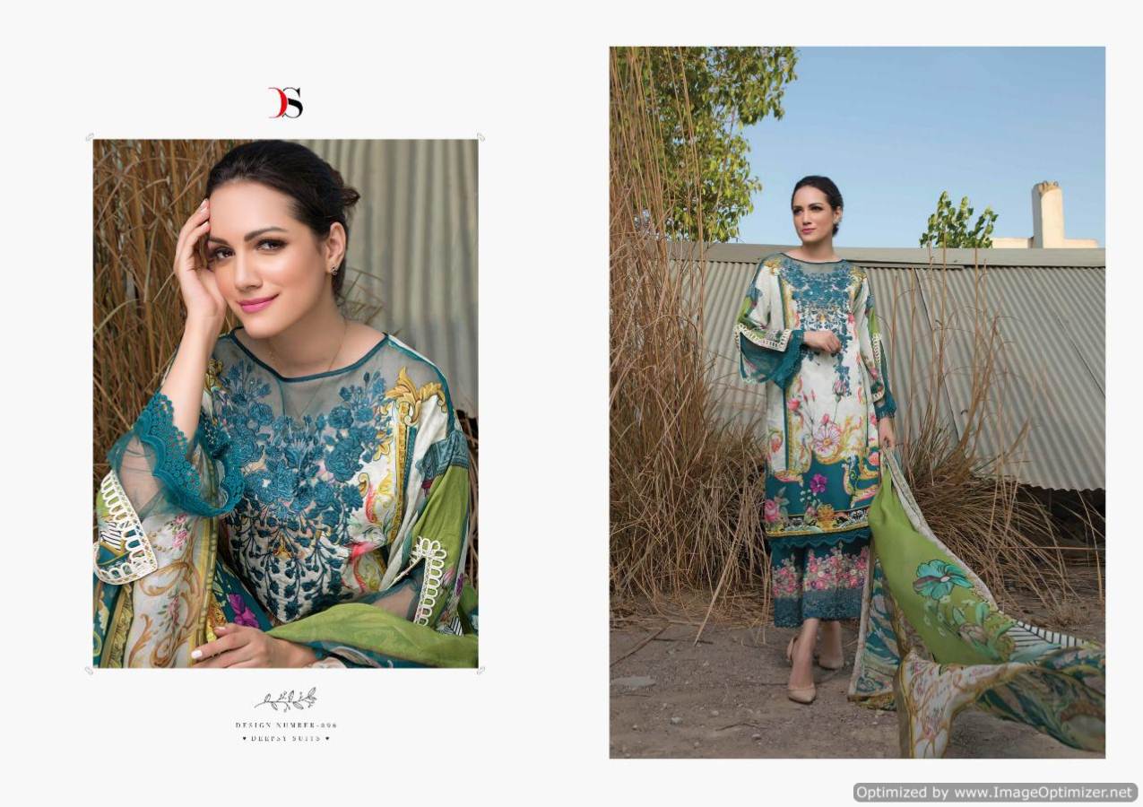 Deepsy Firdous Vol 3 Pure Cotton Pakistani Suits Collection