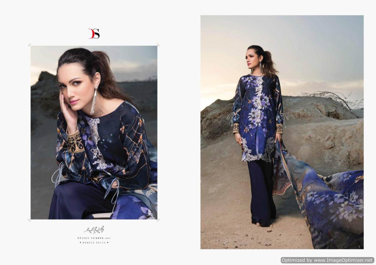 Deepsy Firdous Vol 3 Pure Cotton Pakistani Suits Collection