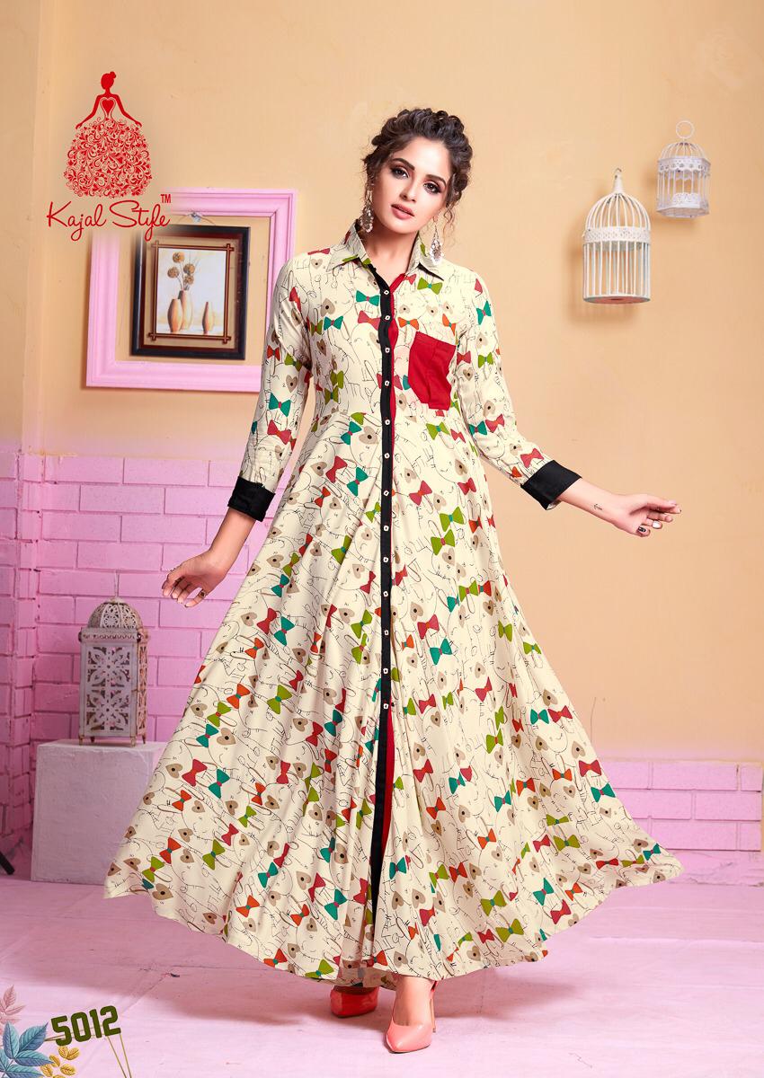 Fashion  Seasons Vol 5 Present Kajal Style Designer Kurti Collection
