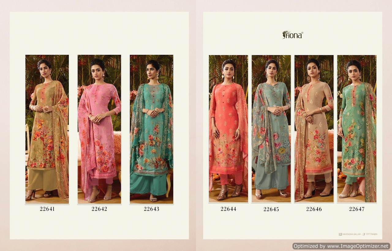 Fiona Prsent Sukoon | Wedding Wear Dress Material Collection