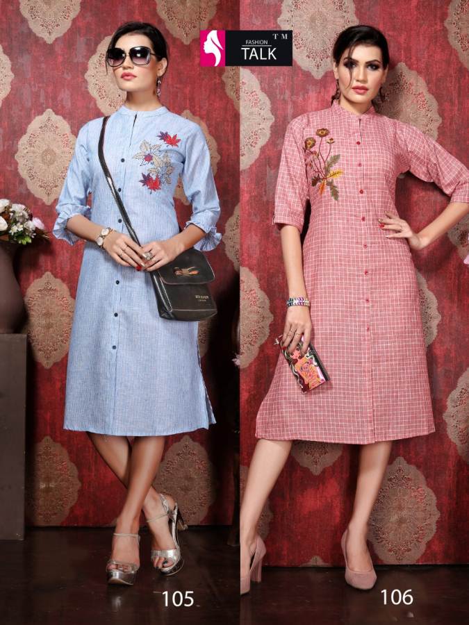 Ft Chekkar Vol 1 Cotton Linen Stylish Kurti Collection