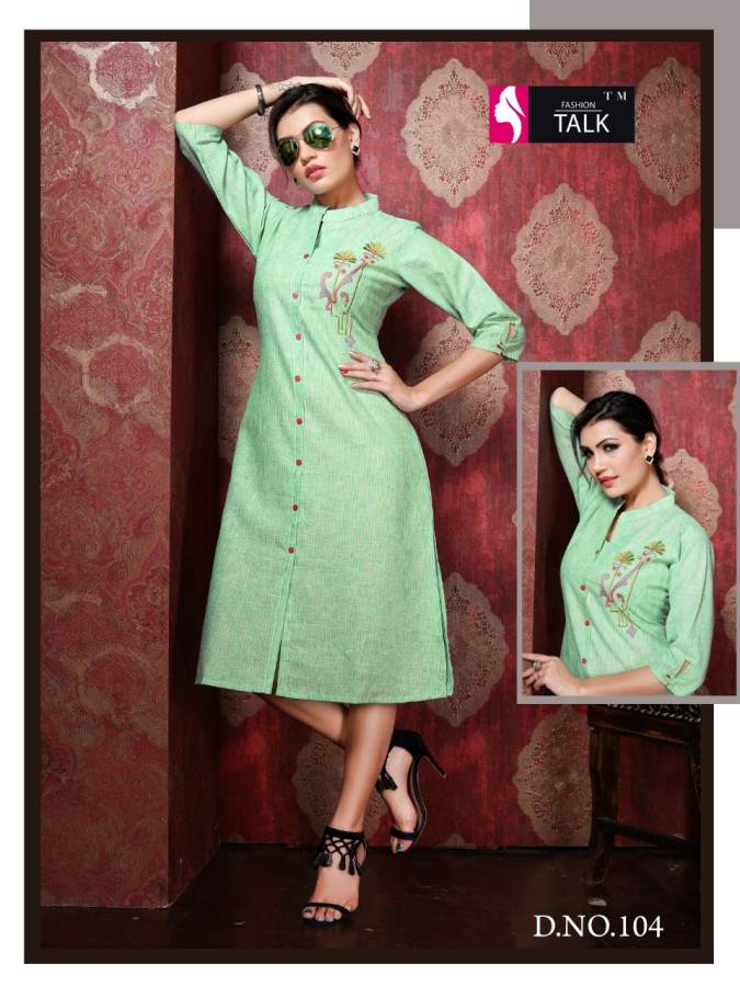Ft Chekkar Vol 1 Cotton Linen Stylish Kurti Collection