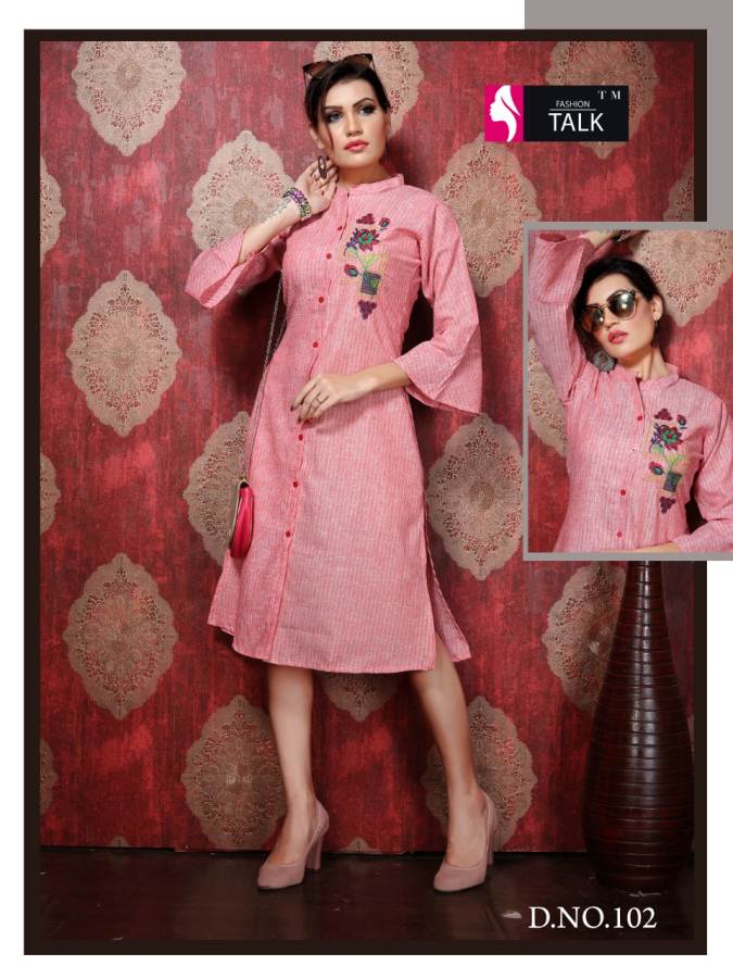 Ft Chekkar Vol 1 Cotton Linen Stylish Kurti Collection