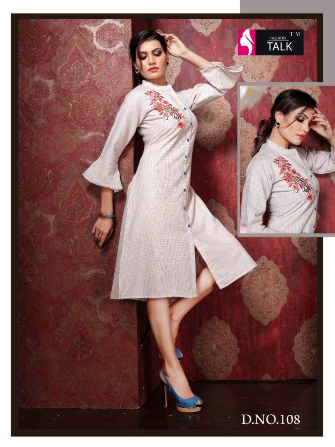 Ft Chekkar Vol 1 Cotton Linen Stylish Kurti Collection