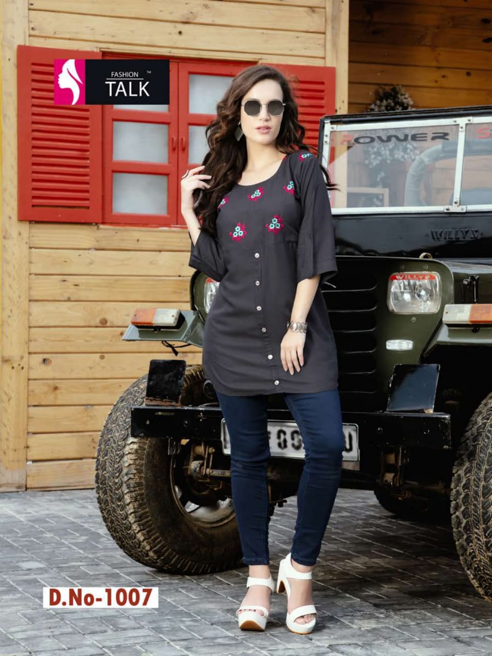 Fashion Talk  Present Kvisaa Heavy Rayon Short Top Collection