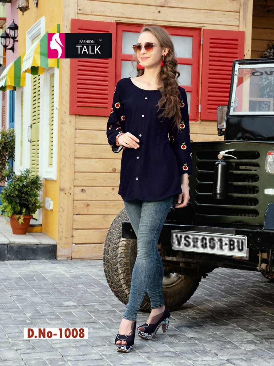 Fashion Talk  Present Kvisaa Heavy Rayon Short Top Collection