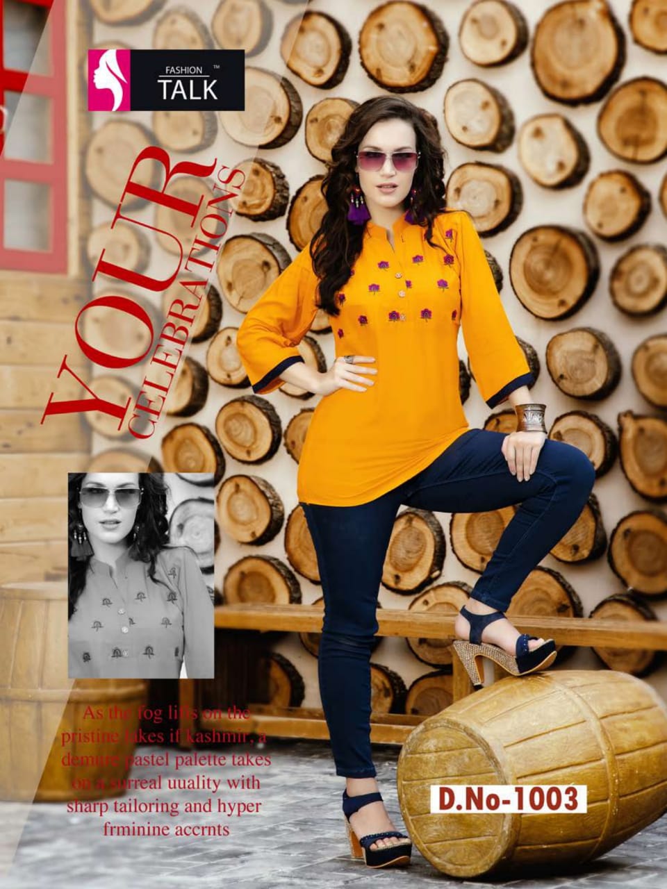 Fashion Talk  Present Kvisaa Heavy Rayon Short Top Collection