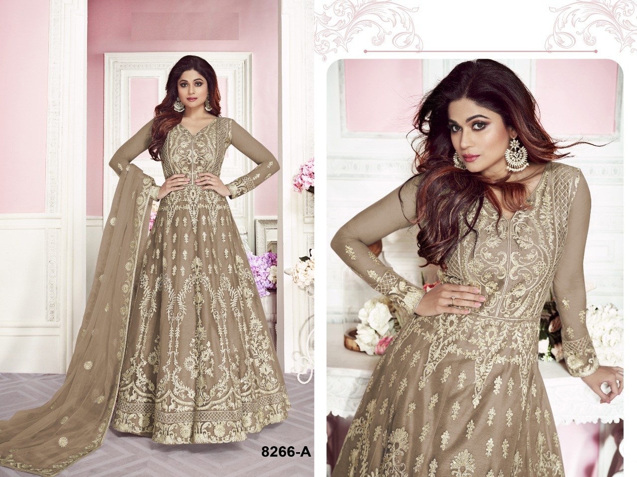 Gulkand Sufian 8266 Colors Designer Embroiderd Salwar Suits Catalogue