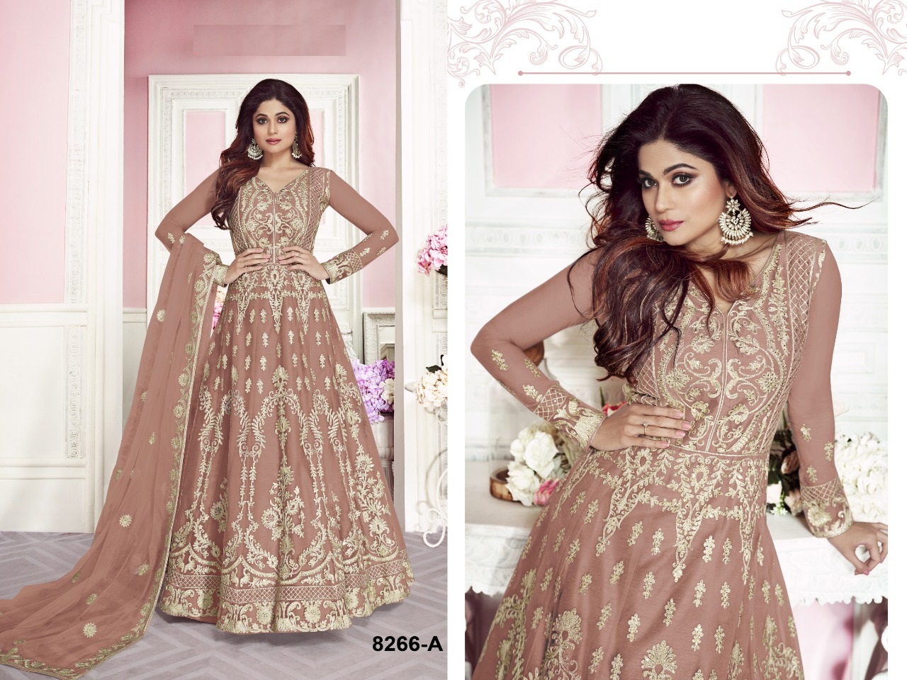 Gulkand Sufian 8266 Colors Designer Embroiderd Salwar Suits Catalogue