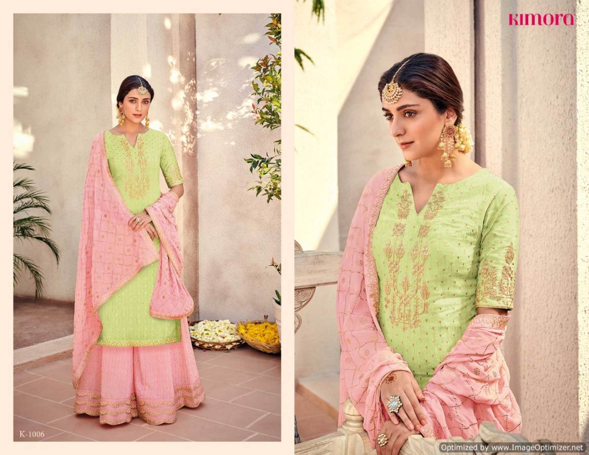 Kimora Vol 10 Pure Silk With Heavy Embroidery Salwar Suits Collection
