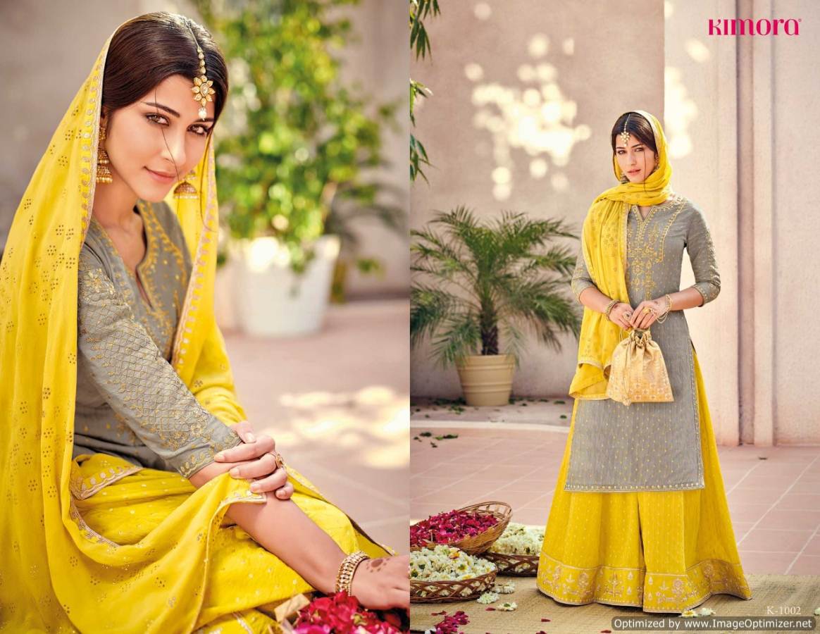 Kimora Vol 10 Pure Silk With Heavy Embroidery Salwar Suits Collection