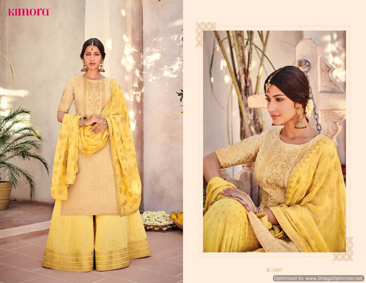 Kimora Vol 10 Pure Silk With Heavy Embroidery Salwar Suits Collection