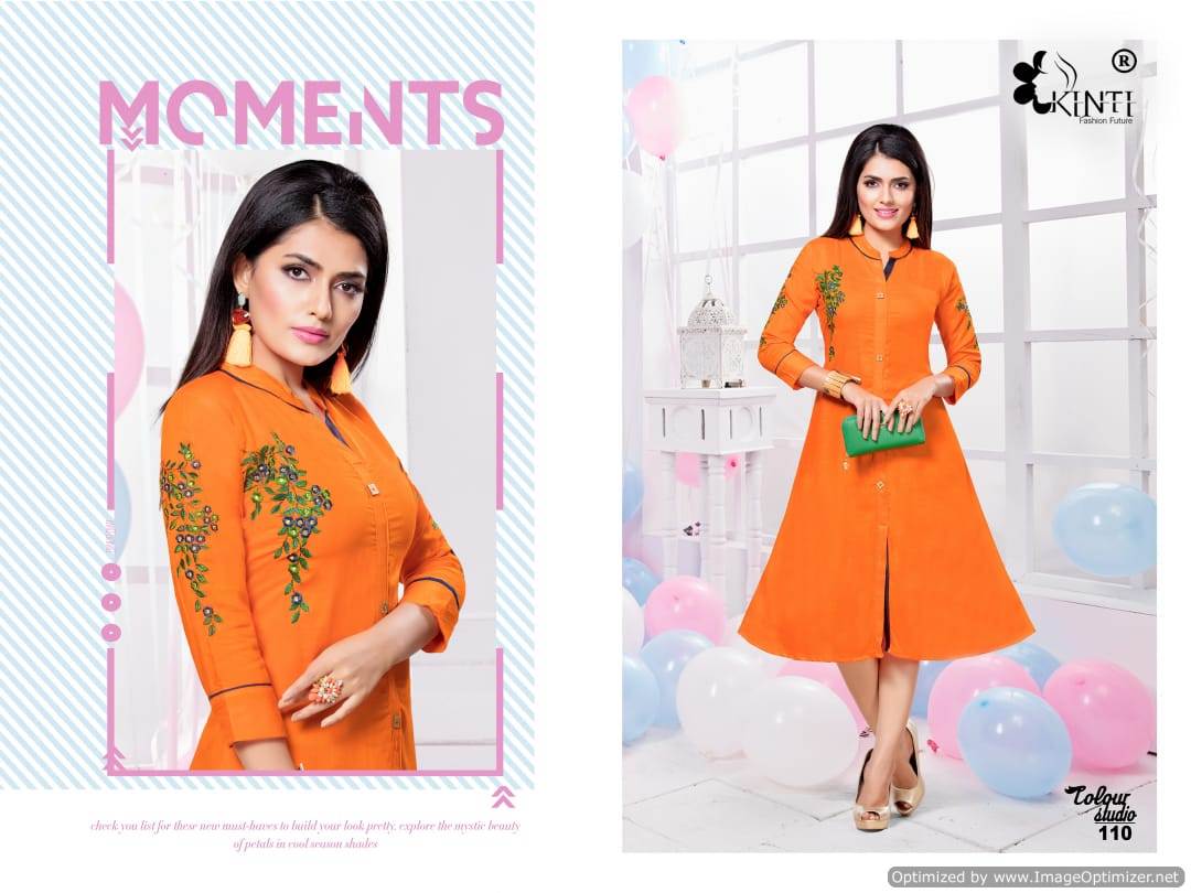Kinti By Colour Studio Heavy Rayon Kurti Collection