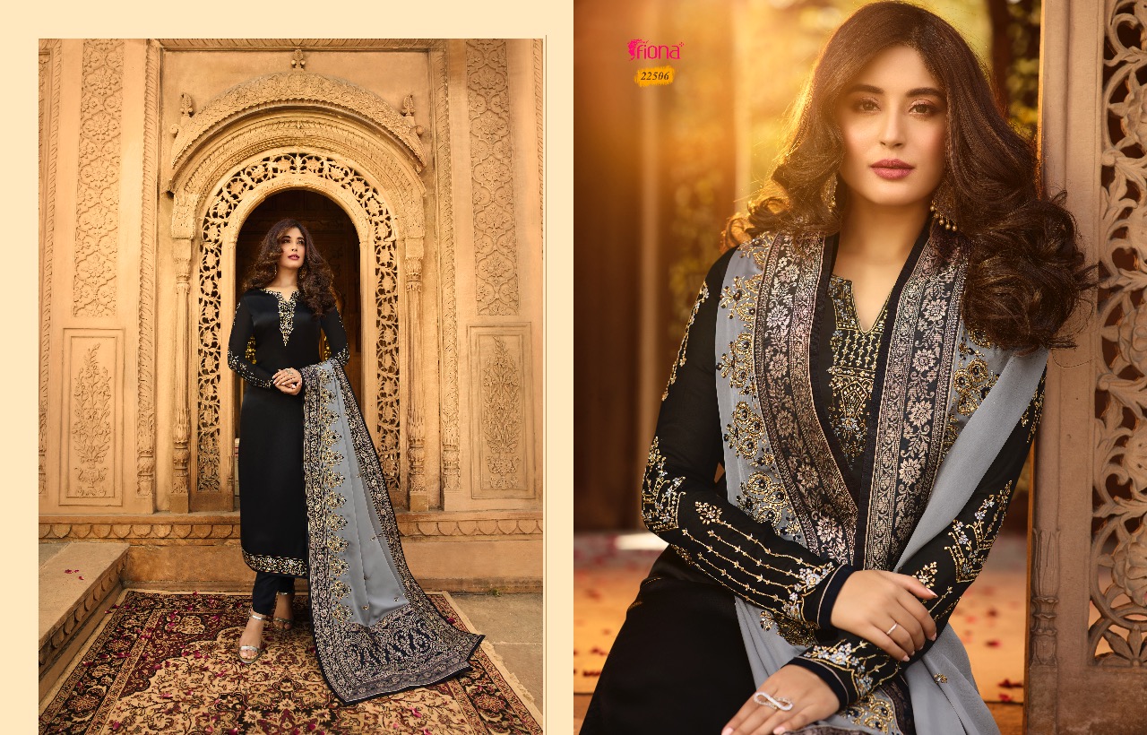 Kritika By  Fiona Heavy Dupatta  Designer Salwar Suits Catalogue