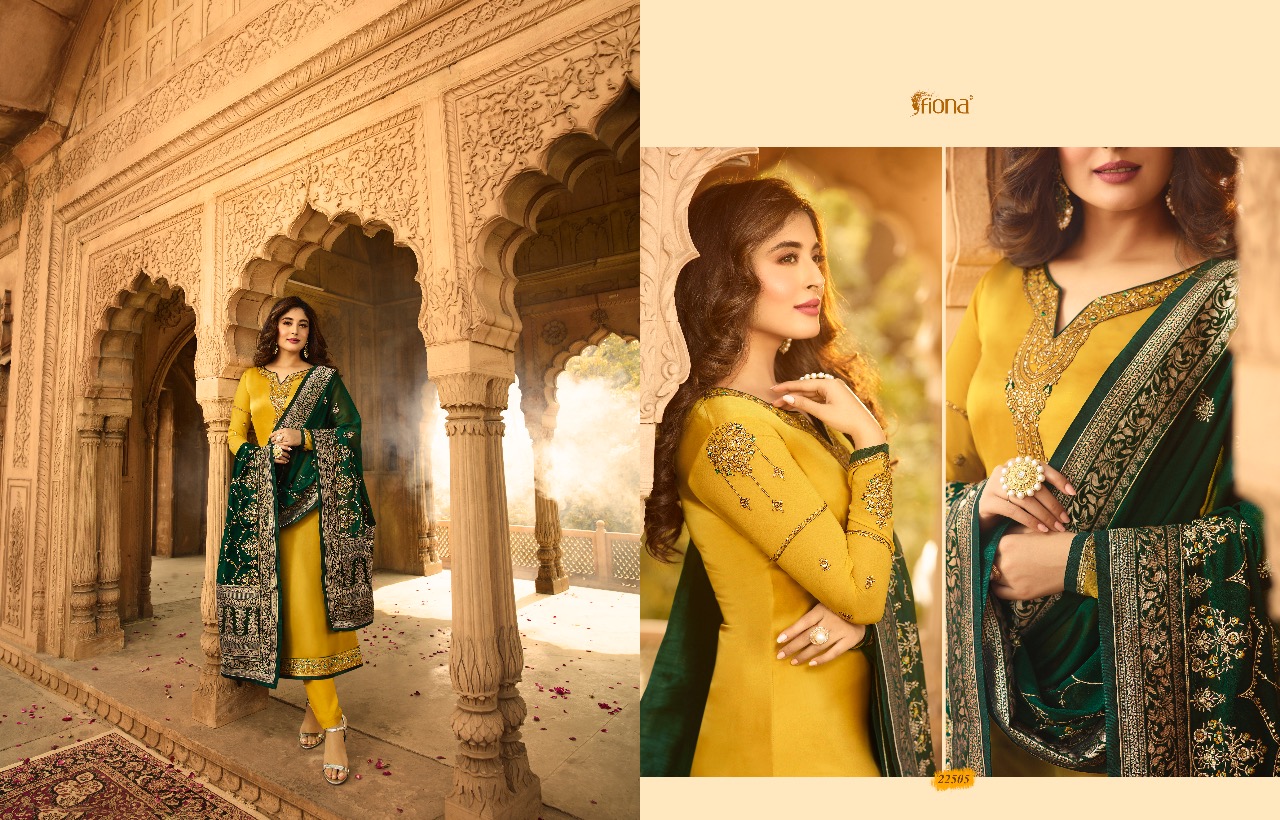 Kritika By  Fiona Heavy Dupatta  Designer Salwar Suits Catalogue