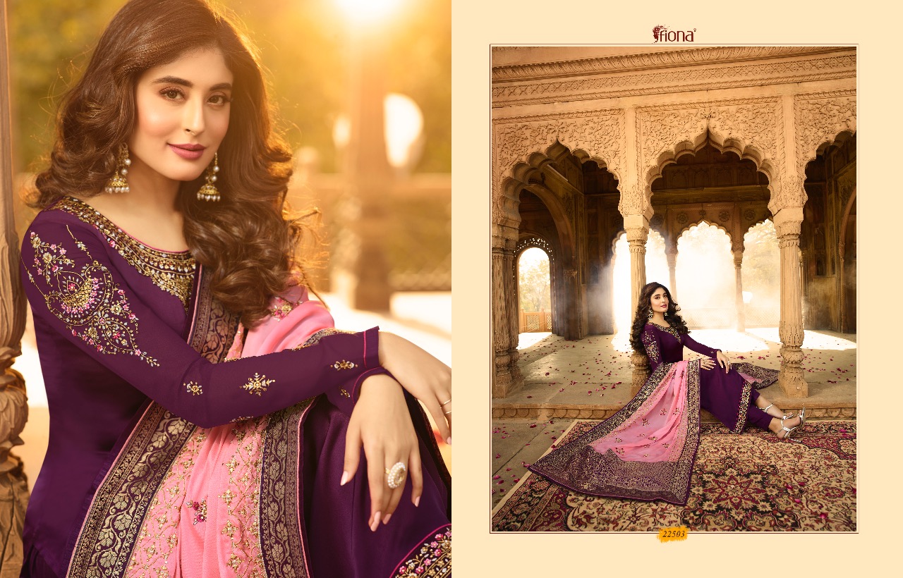 Kritika By  Fiona Heavy Dupatta  Designer Salwar Suits Catalogue