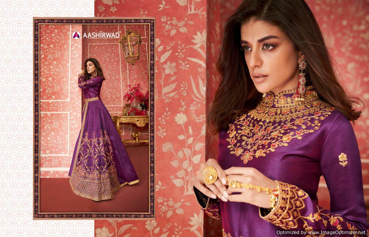 Lihaaz By Aashirwad  Designer Embroidered Silk Wedding Dress Collection
