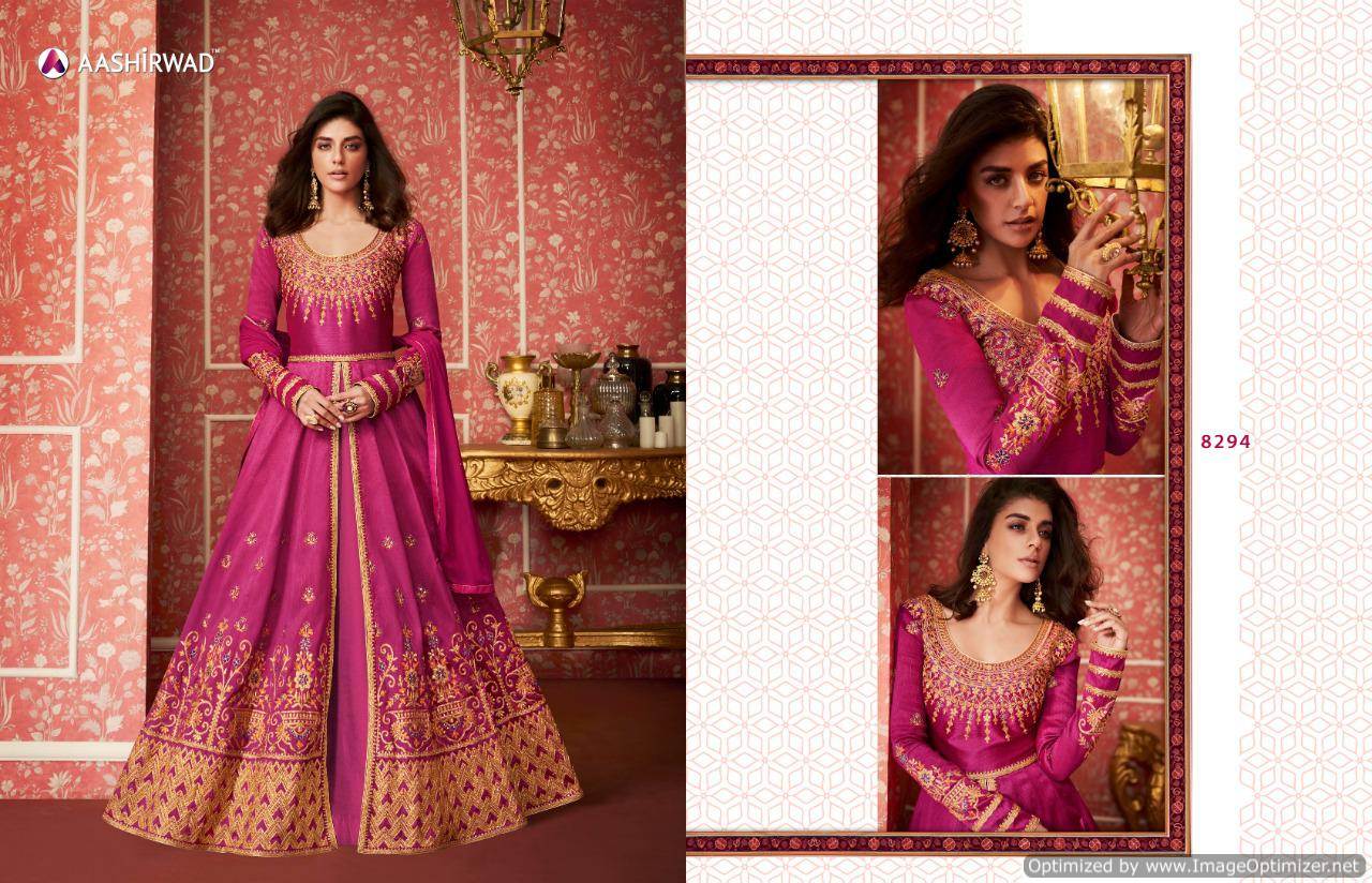 Lihaaz By Aashirwad  Designer Embroidered Silk Wedding Dress Collection