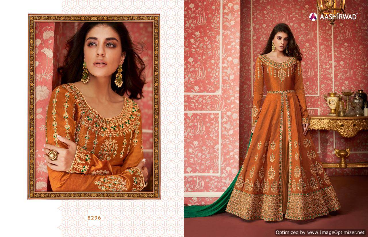 Lihaaz By Aashirwad  Designer Embroidered Silk Wedding Dress Collection
