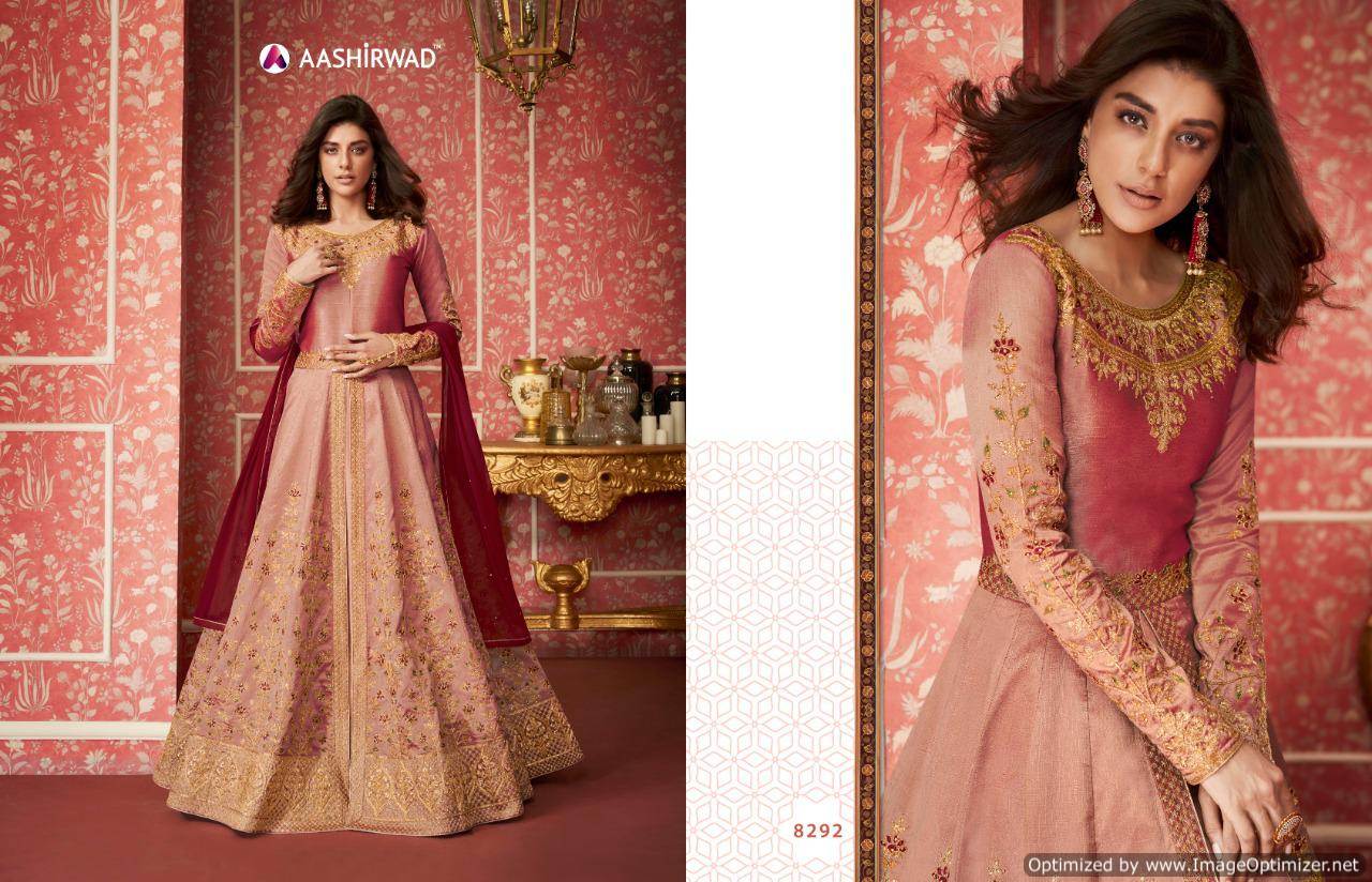 Lihaaz By Aashirwad  Designer Embroidered Silk Wedding Dress Collection