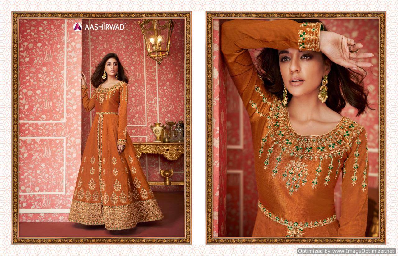 Lihaaz By Aashirwad  Designer Embroidered Silk Wedding Dress Collection