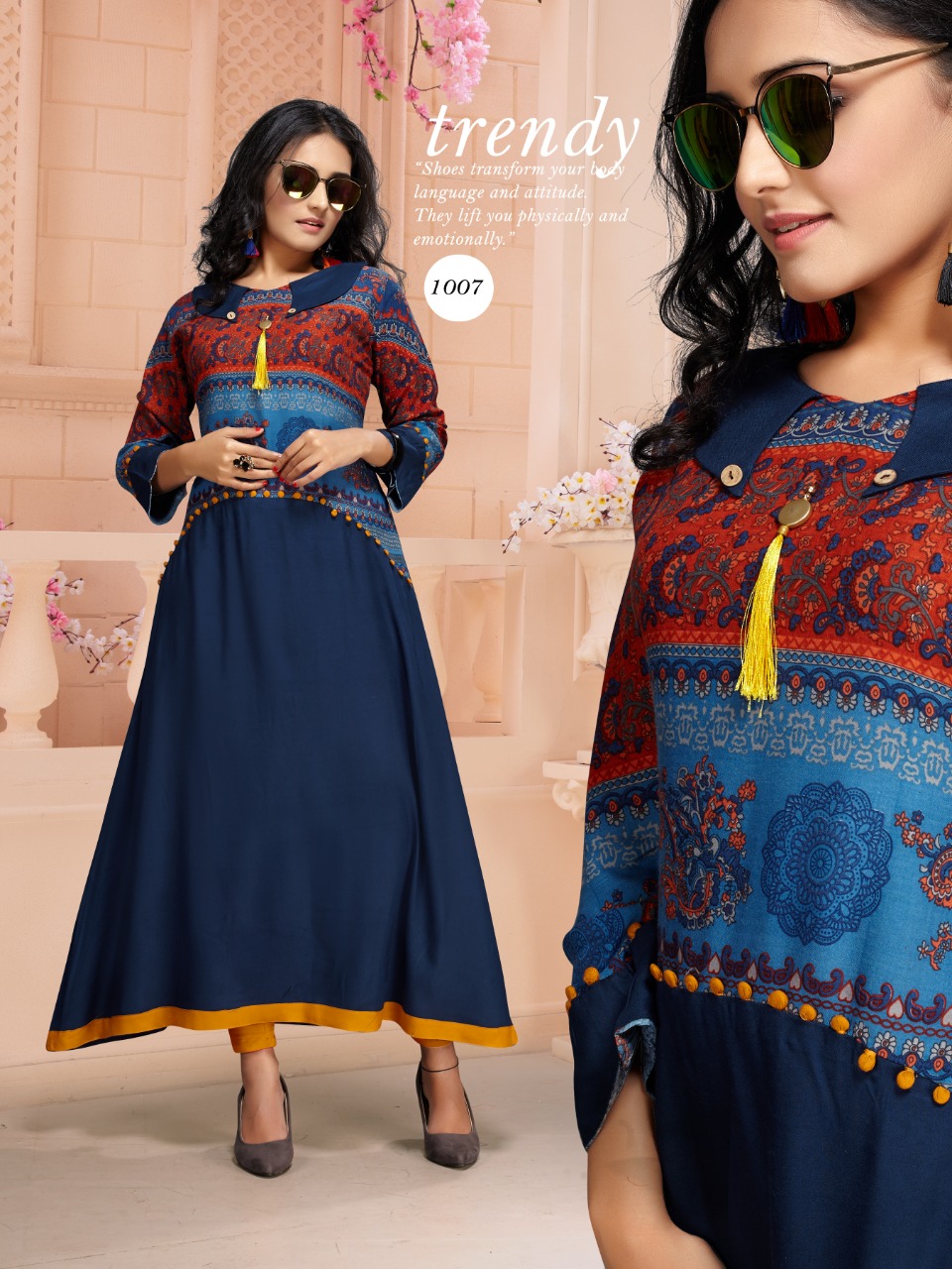 M Reva By Kinti Designer Kurtis Catalogue