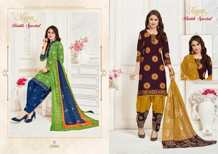 Mayur By Batik Special Vol 12 Printed Cotton Dress Material Collection