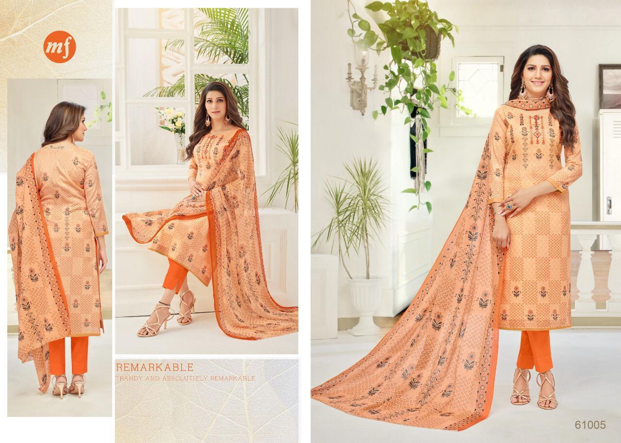Mf Present New Dress Material Essenza Vol 19 Collection