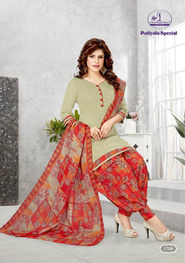 Miss World Present Patiyala Special Vol 17 Ready Made Cotton Dress Catalogue