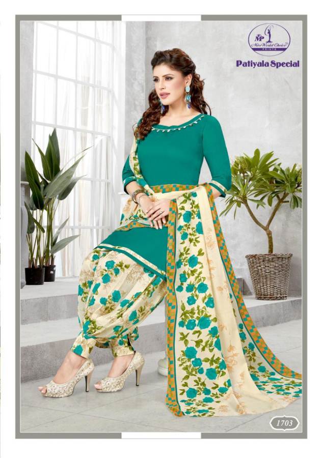 Miss World Present Patiyala Special Vol 17 Ready Made Cotton Dress Catalogue