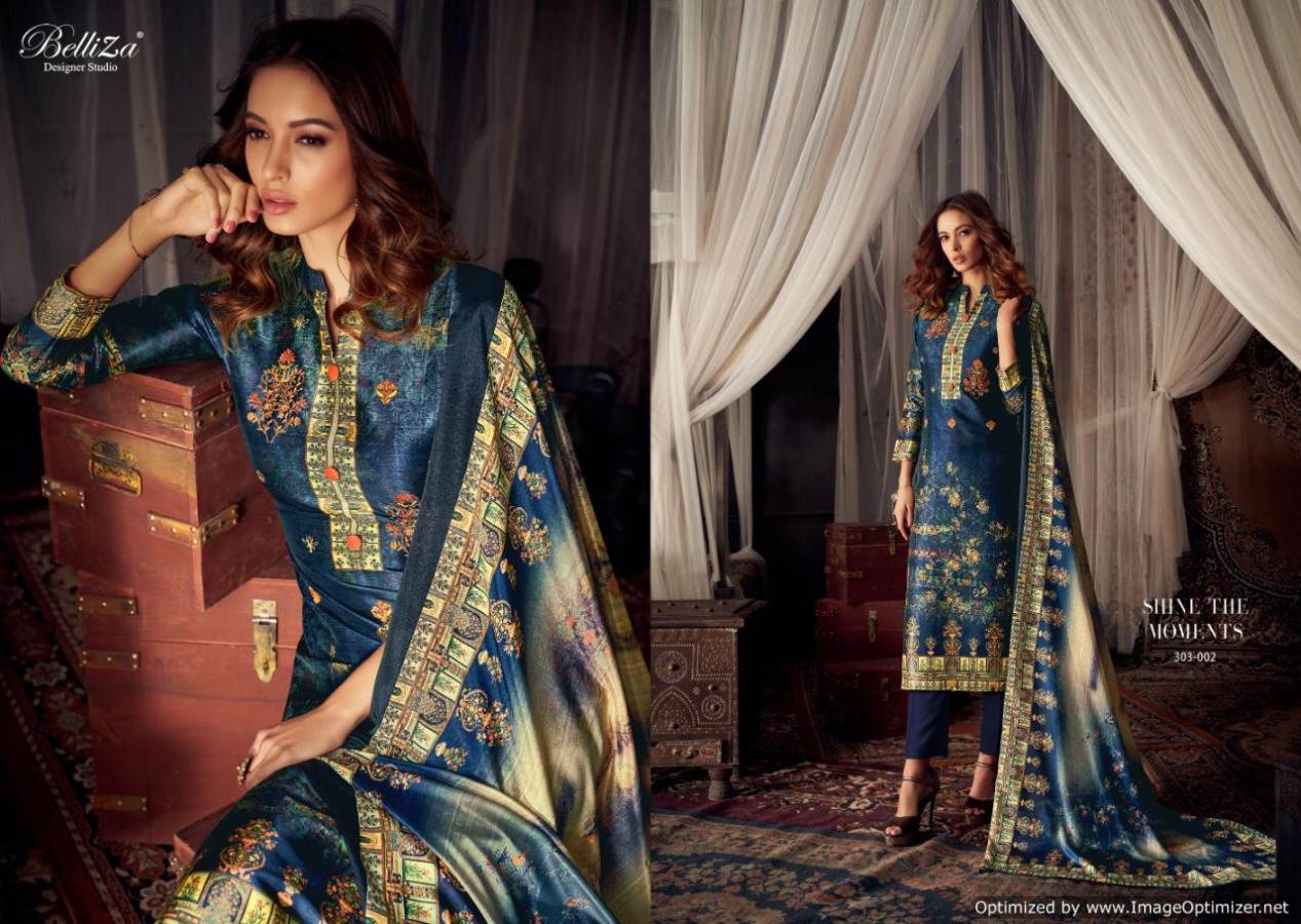 Moroccan Silk By Belliza Fancy Party Wear Designer Dress Material Collection