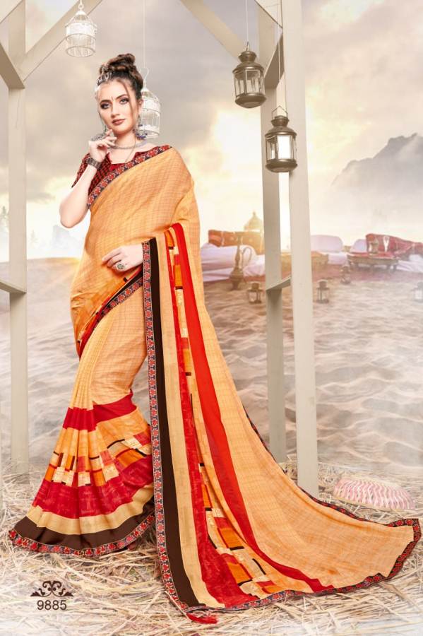Rajvi Vol Vol 9 By Kodas Rennial Printed Saree Catalogue