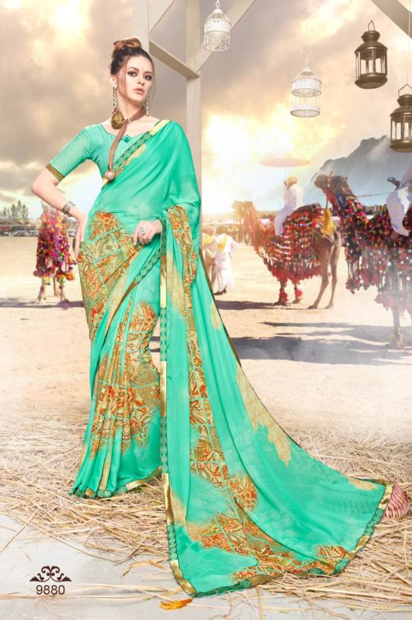 Rajvi Vol Vol 9 By Kodas Rennial Printed Saree Catalogue