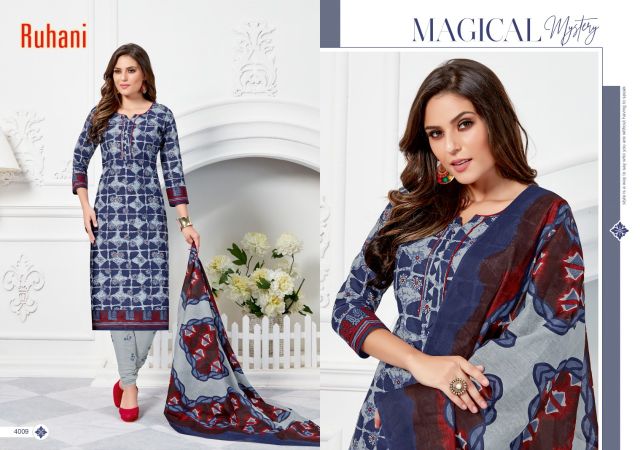 Ruhani Vol 4 | Ganesha | Pure Cotton | Dress Material