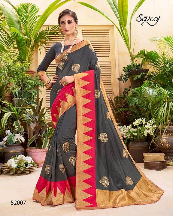 Saroj By Sanskruti Heavy Silk Designer Saree Collection