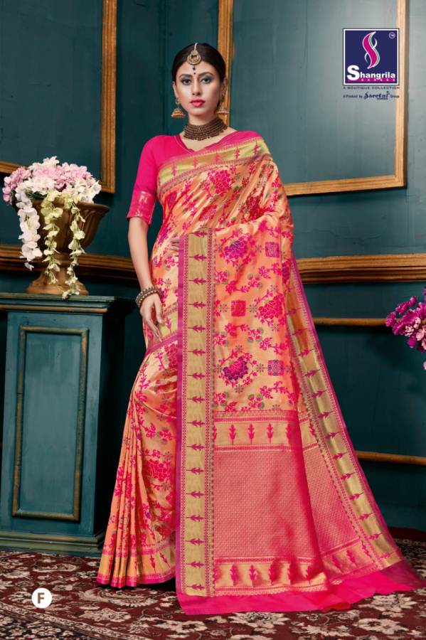 Shahstram By Shangrila Silk Designer Paithani Silk Saree Collection