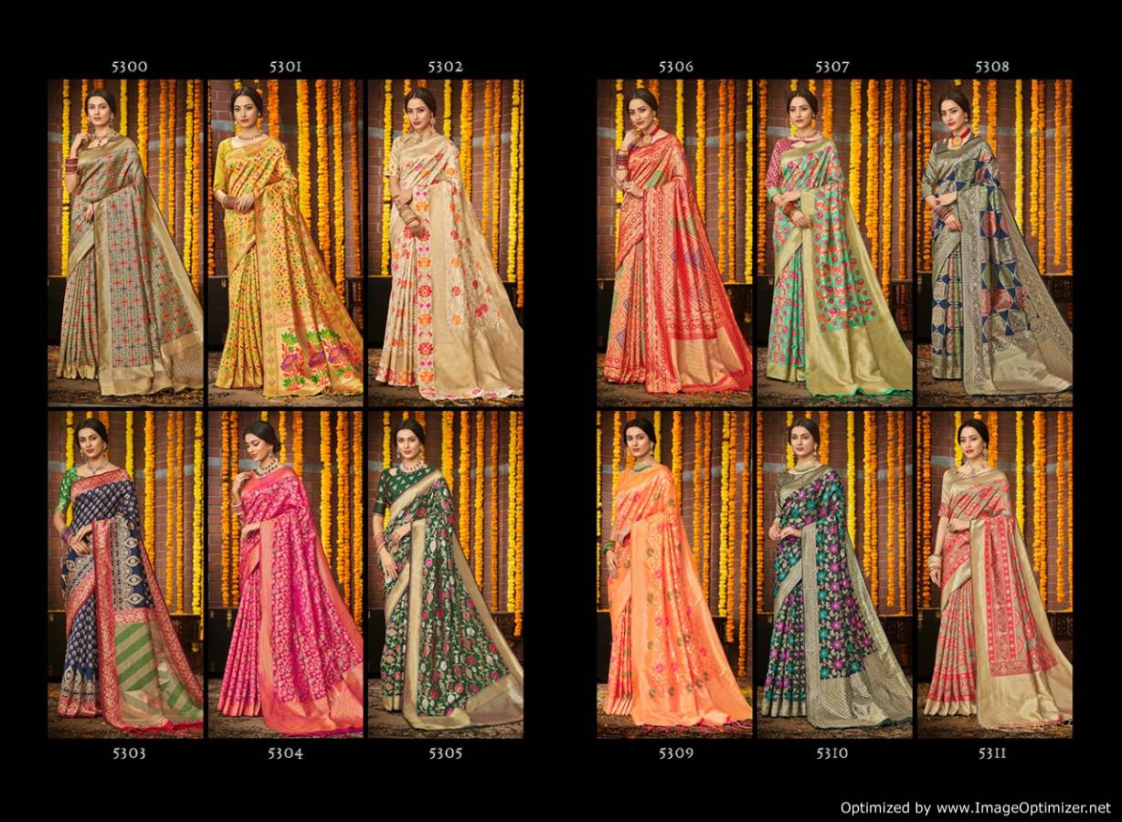 Shangrila Present Khushi Silk Designer Festive Wear Silk Saree Collection