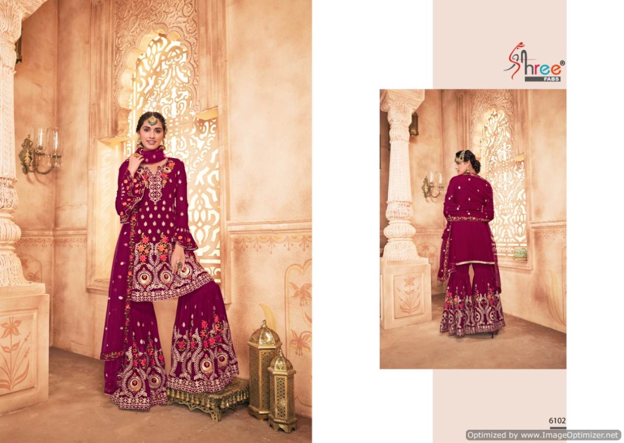 Shehnai Bridal Vol 20 By Shree Heavy Georgette Embroidered Salwar Kameez