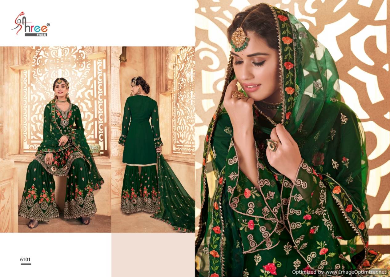 Shehnai Bridal Vol 20 By Shree Heavy Georgette Embroidered Salwar Kameez