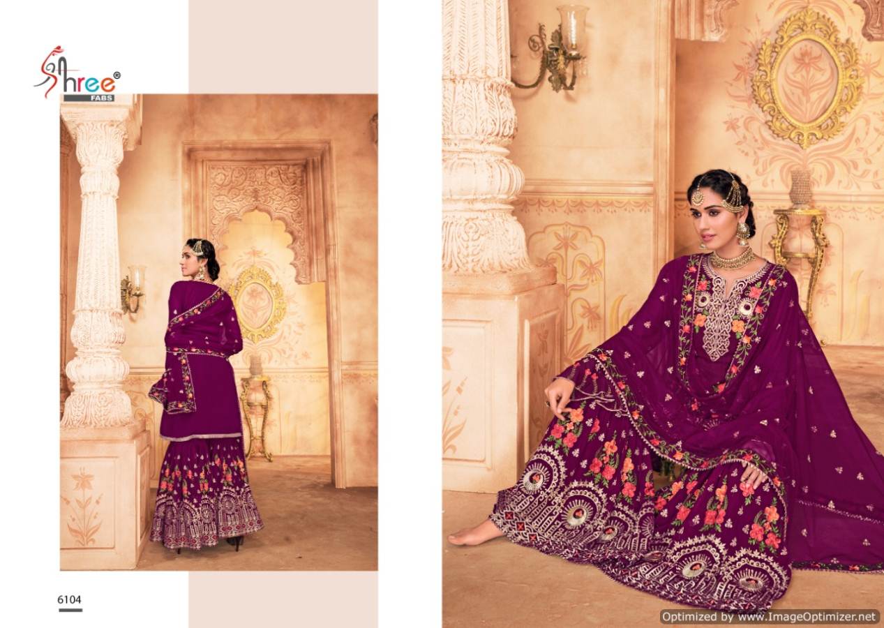 Shehnai Bridal Vol 20 By Shree Heavy Georgette Embroidered Salwar Kameez