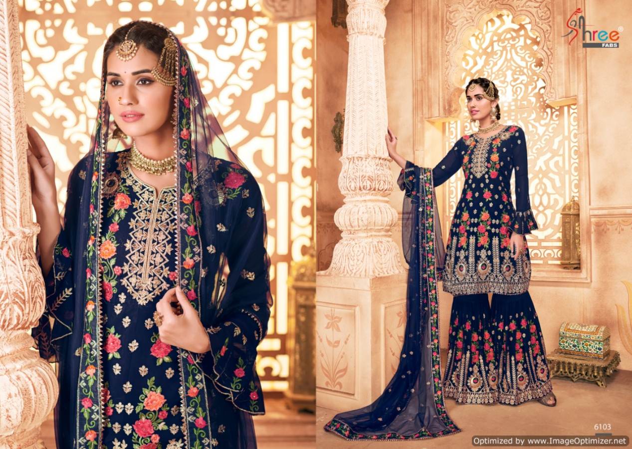 Shehnai Bridal Vol 20 By Shree Heavy Georgette Embroidered Salwar Kameez