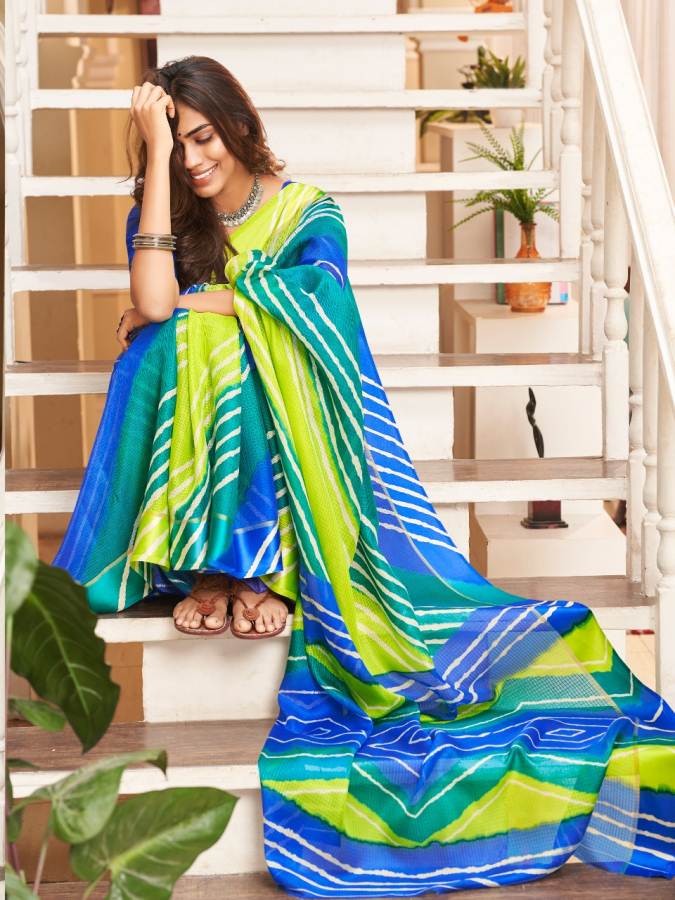 Shibori By Shangrila Running Wear Kota Silk Sarees Catalogue