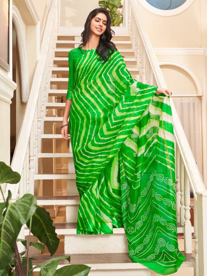 Shibori By Shangrila Running Wear Kota Silk Sarees Catalogue