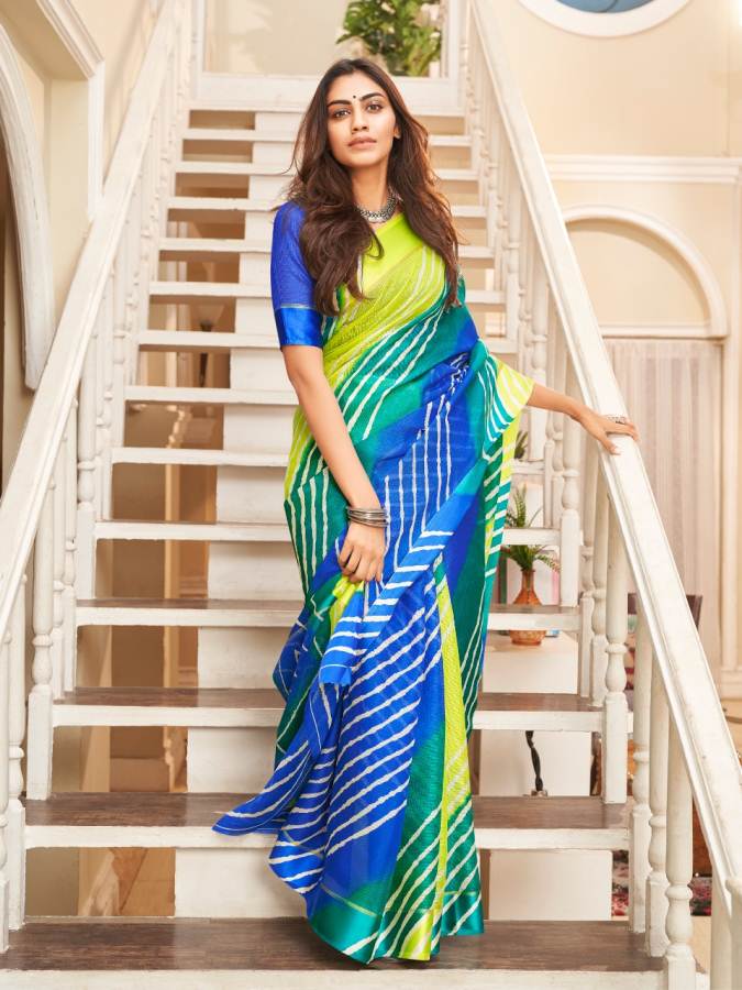 Shibori By Shangrila Running Wear Kota Silk Sarees Catalogue
