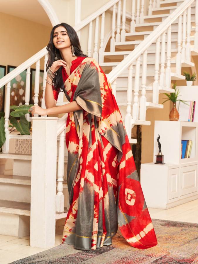 Shibori By Shangrila Running Wear Kota Silk Sarees Catalogue