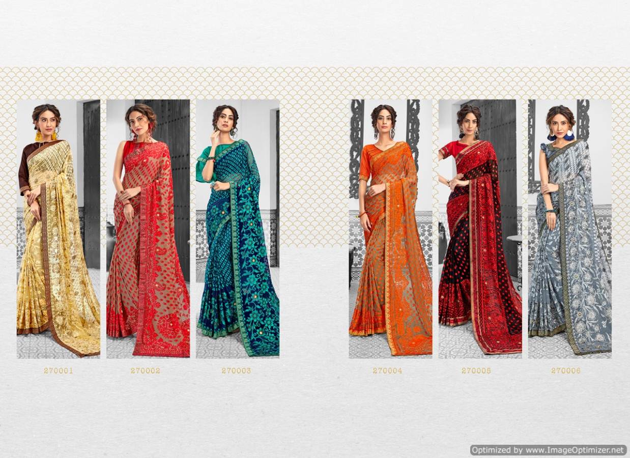 Suhane Pal By Saroj Designer Wedding Wear Sarees Catalogue.