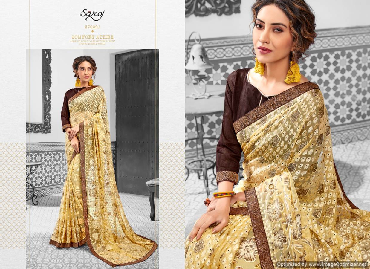 Suhane Pal By Saroj Designer Wedding Wear Sarees Catalogue.