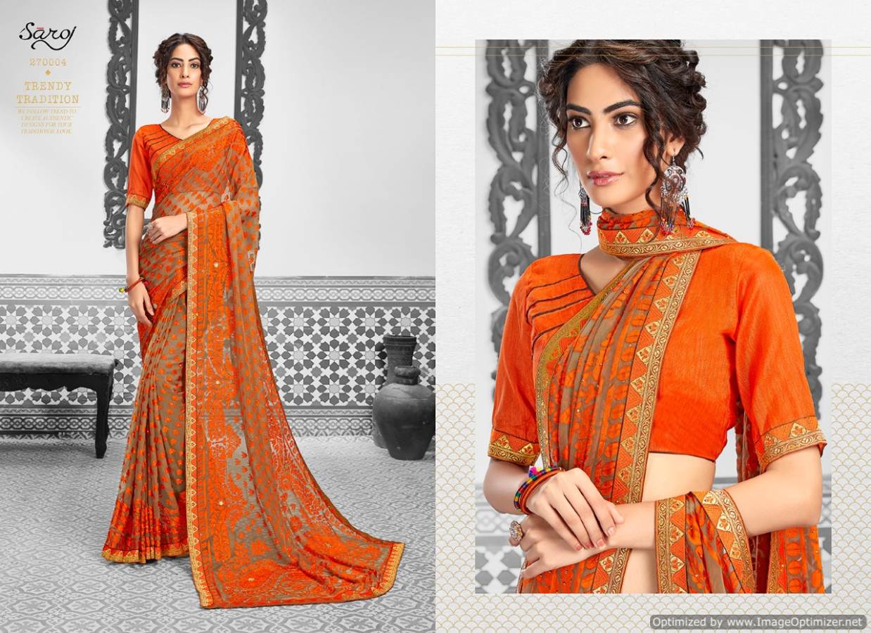 Suhane Pal By Saroj Designer Wedding Wear Sarees Catalogue.
