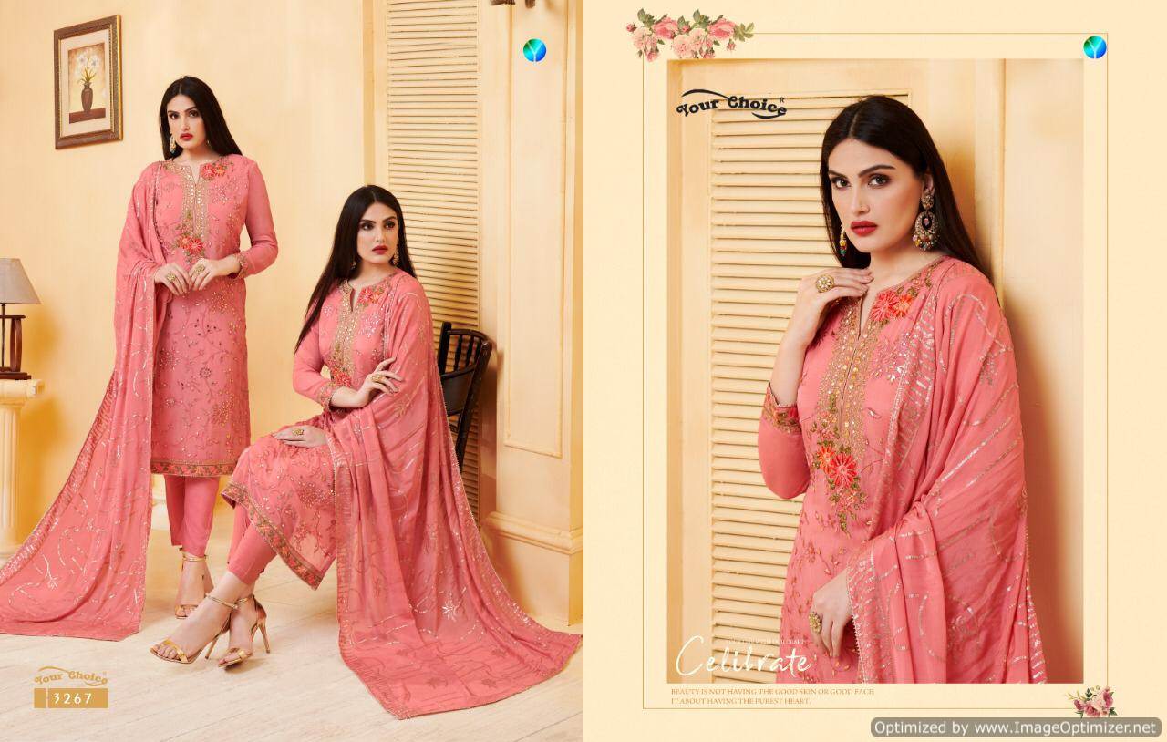 Y.c Present Oye Kudi Pure Viscose Designer Dress Material Collection
